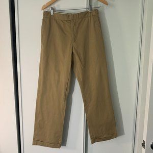 RALPH LAUREN BLACK LABEL Flat Front Twill Pants
